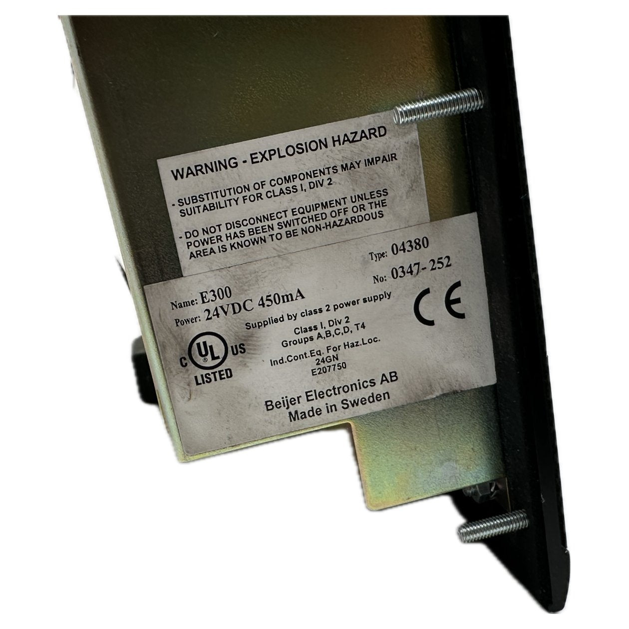 PQ4827 Bedienfeld Beijer E300 04380 24VDC 450mA_3