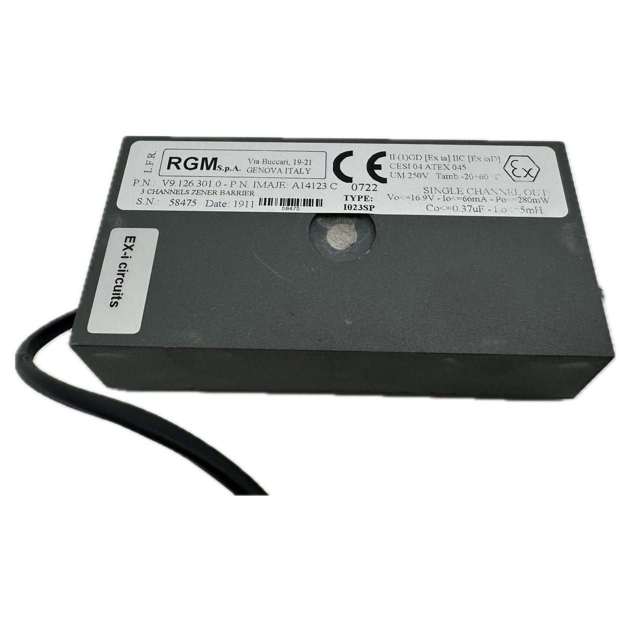 PQ4878 3 Channels Zener Barrier RGM SPA Imaje V9.126.301.0 A14123-C_3