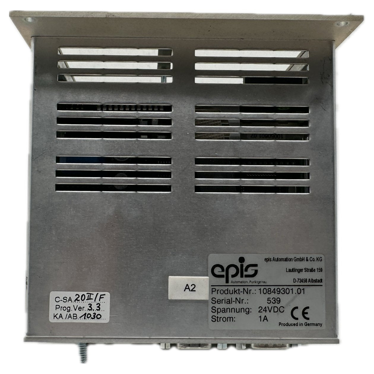 PQ4893 Control Panel Epis Coverma 10849301.01 2372-73.00 2380-08.01 2374-22.01_3