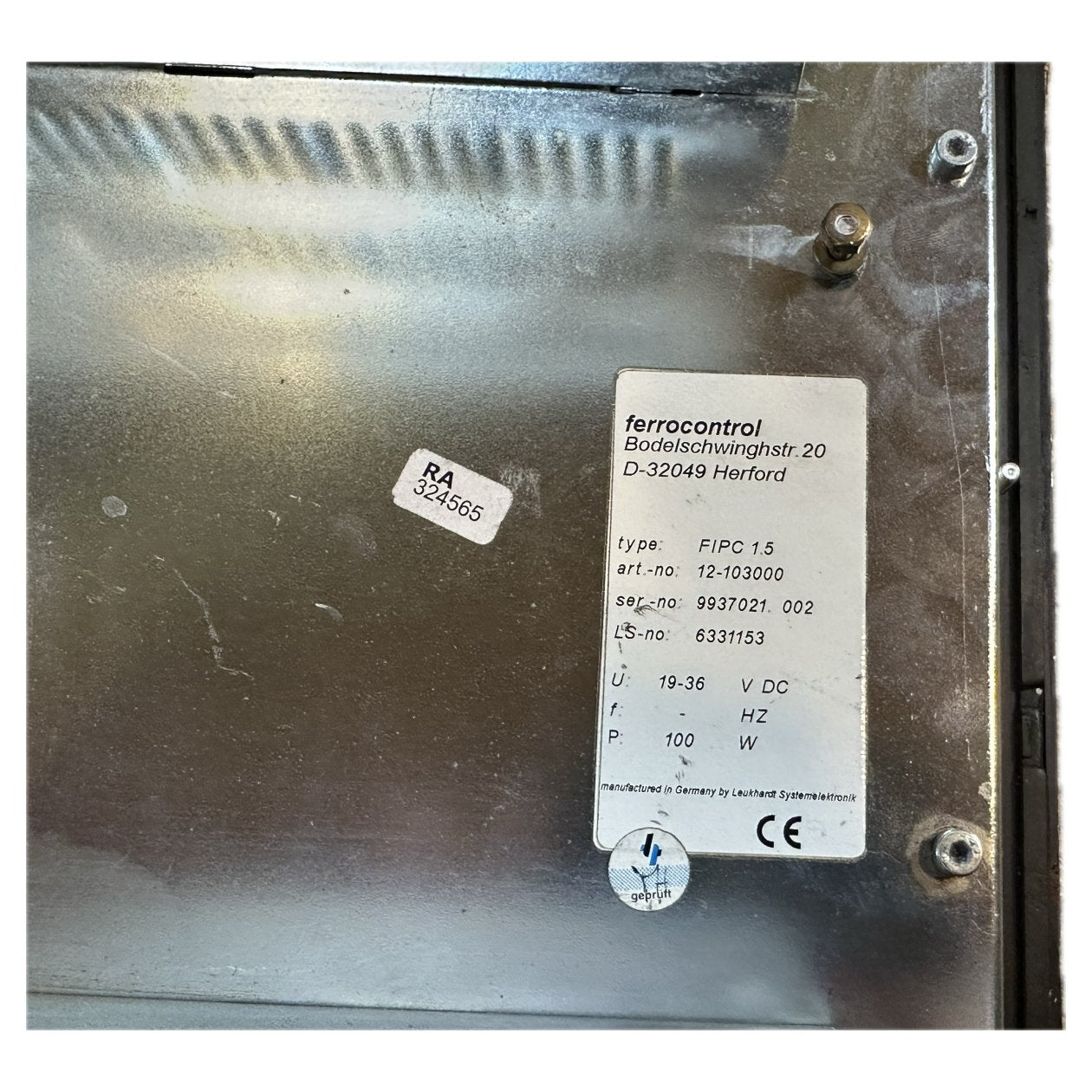 PQ4996 Panel Ferrocontrol FIPC 1.5 12-103000_3