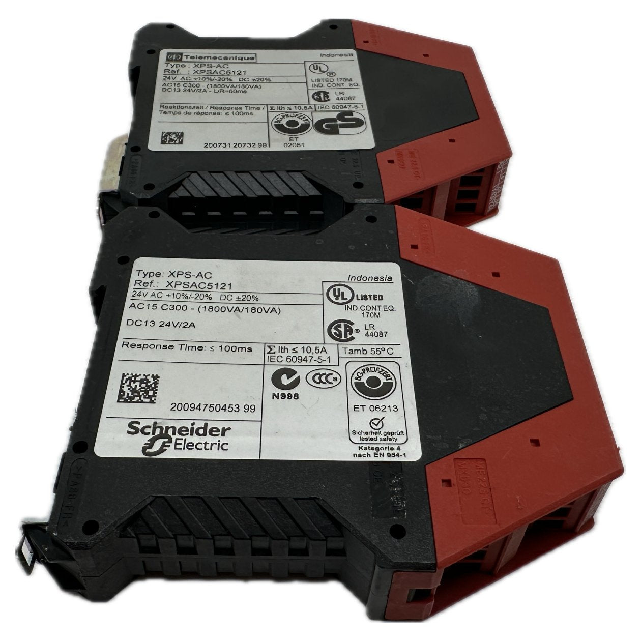 PQ5010 Posten 2 Stück Sicherheitsrelais Telemecanique XPS-AC XPSAC5121_2