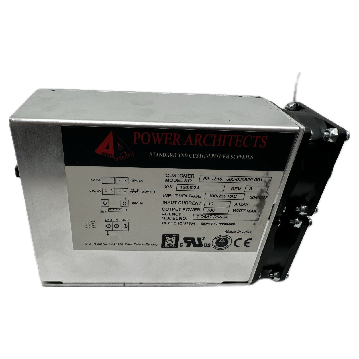 PQ5029 Netzteil Power Architects PA-1315 660-035920-001_3