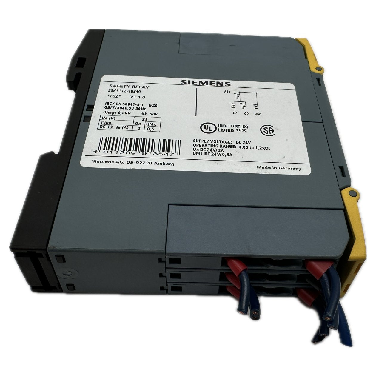 PQ5064 Sicherheitsrelais Siemens 3SK1112-1BB40_3