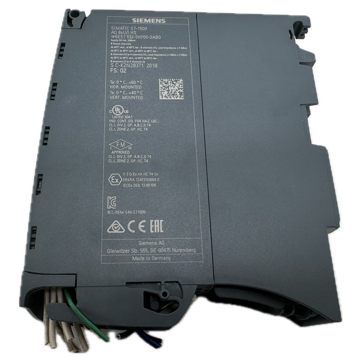 PQ5069 S7-1500 Siemens 6ES7 532-5HF00-0AB0 6ES7532-5HF00-0AB0 E2_3
