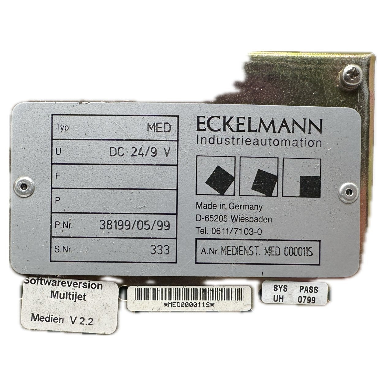 Controller Eckelmann MED 38199/05/99 DC 24/9 V_3