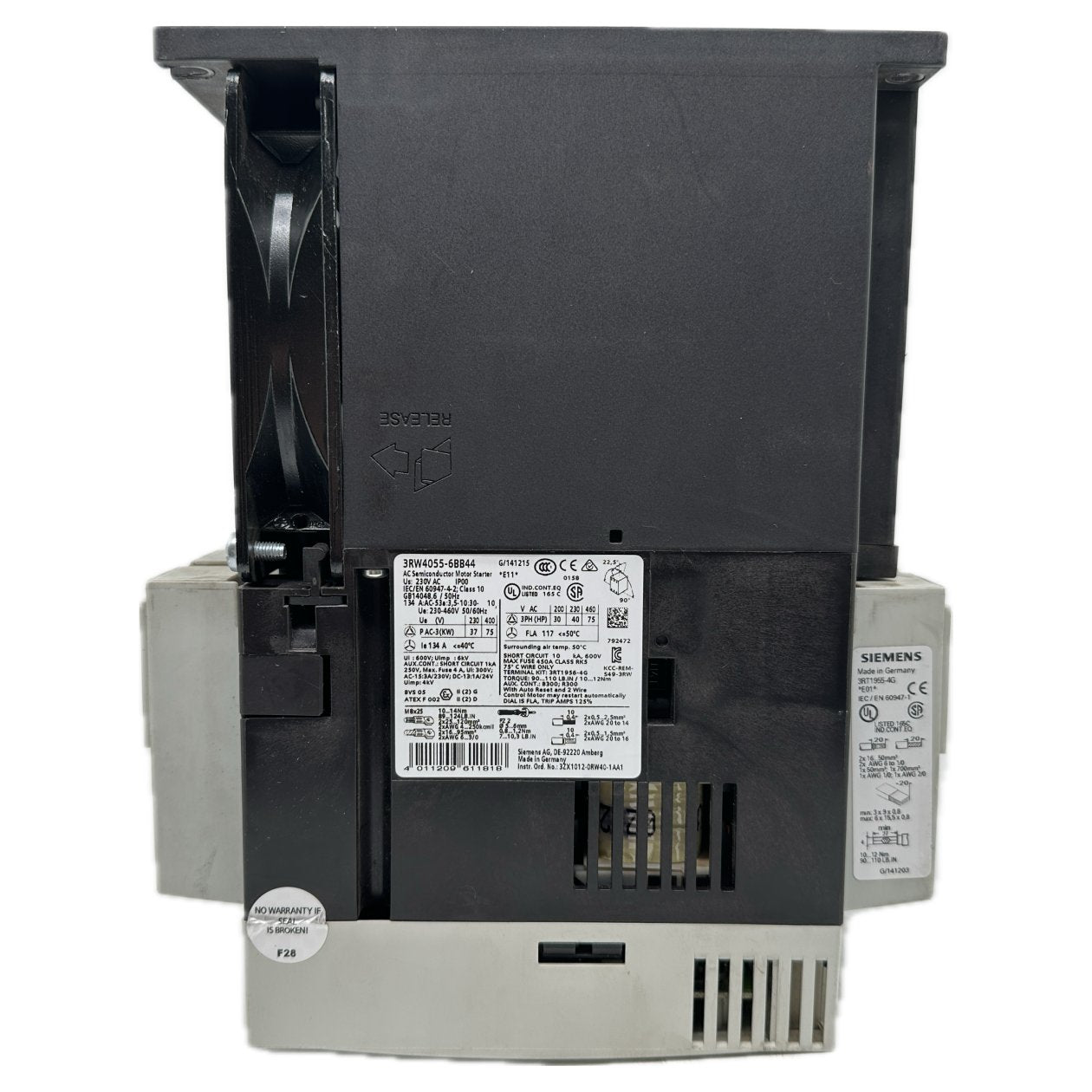 Sanftstarter SIRIUS Siemens 3RW4055-6BB44 75 kW/400 V_3