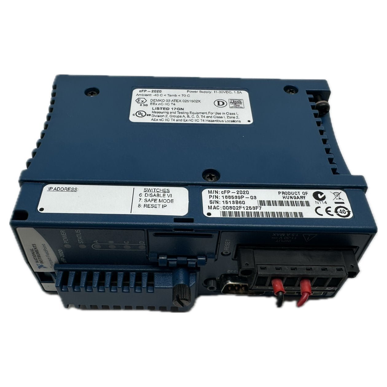 PQ5194 Compact FieldPoint National Instruments cFP-2020_3