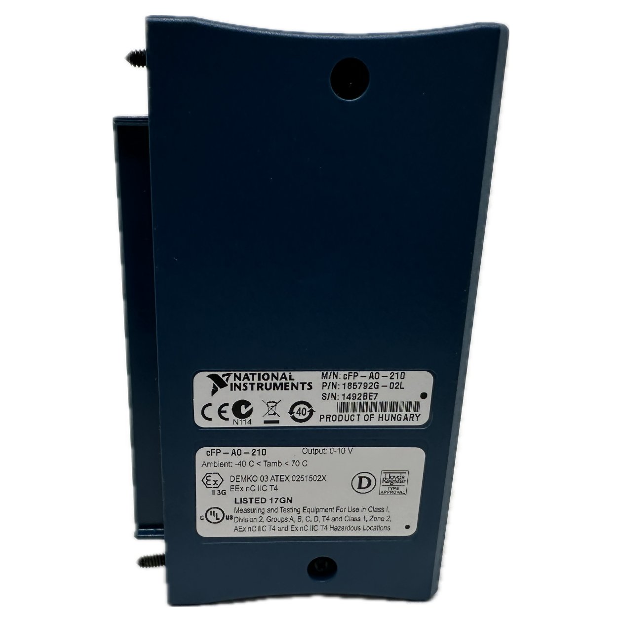 PQ5197 Analog Output Module National Instruments cFP-AO-210_3