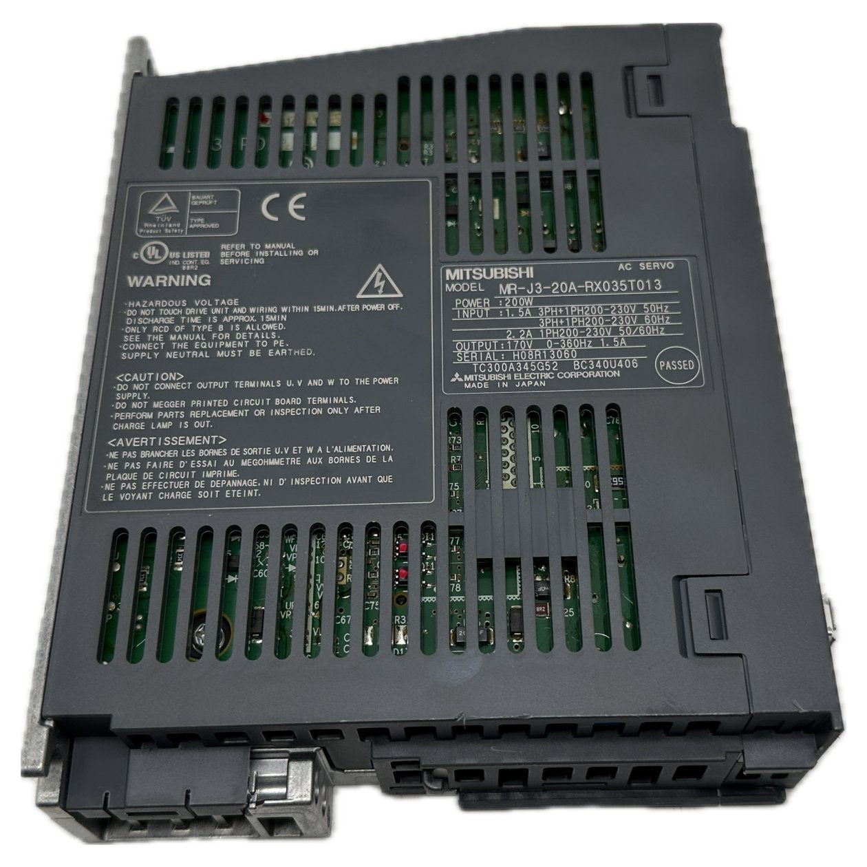 PQ5216 Servoregler Mitsubishi MR-J3-20A-RX035T013_3