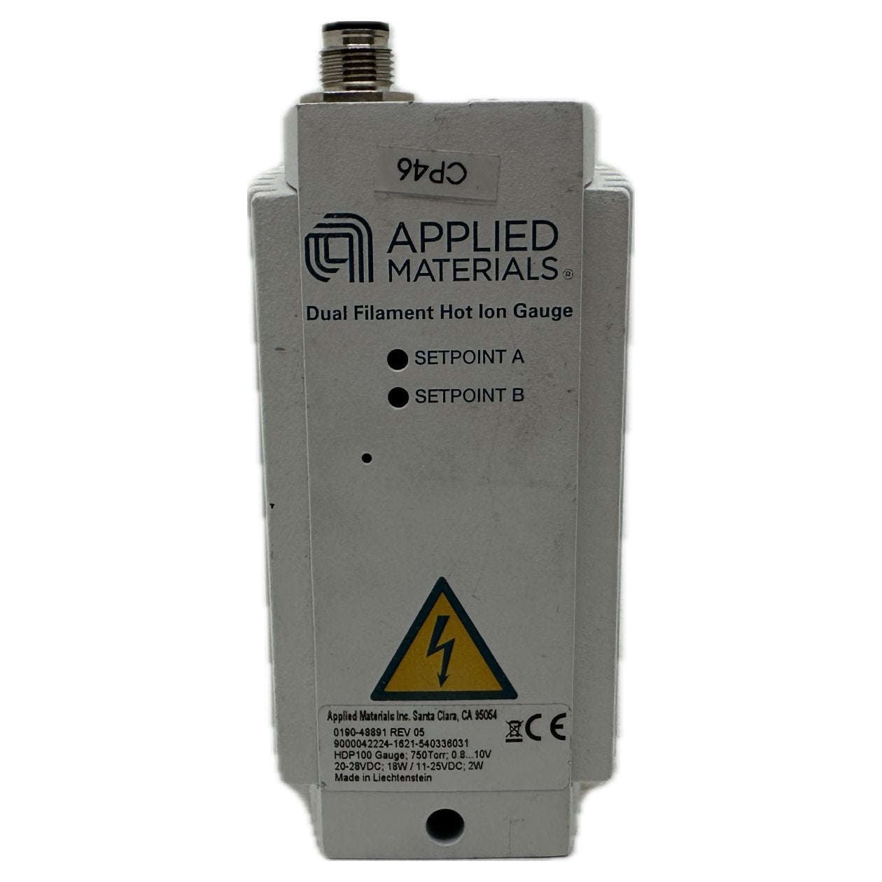 PQ5222 Ion Gauge Applied Materials 0190-48891 750 Torr Without Sensor_3