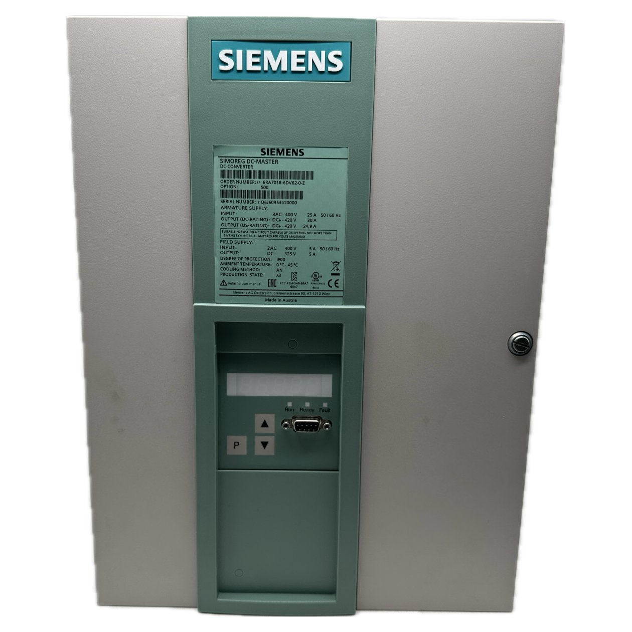 PQ5230 Stromrichter Siemens 6RA7018-6DV62-0-Z C98043-A7010-L2-5