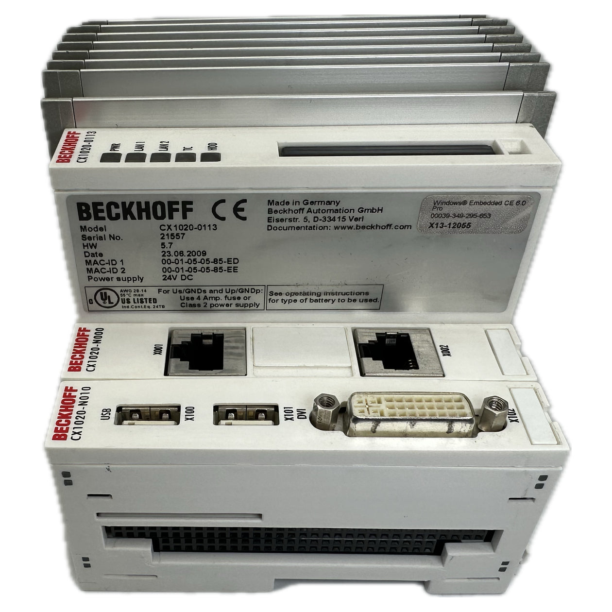 PQ5264 SPS Steuerung Beckhoff CX1020-0113 CX1100-0004 CX1020-N000 CX1020-N010_3