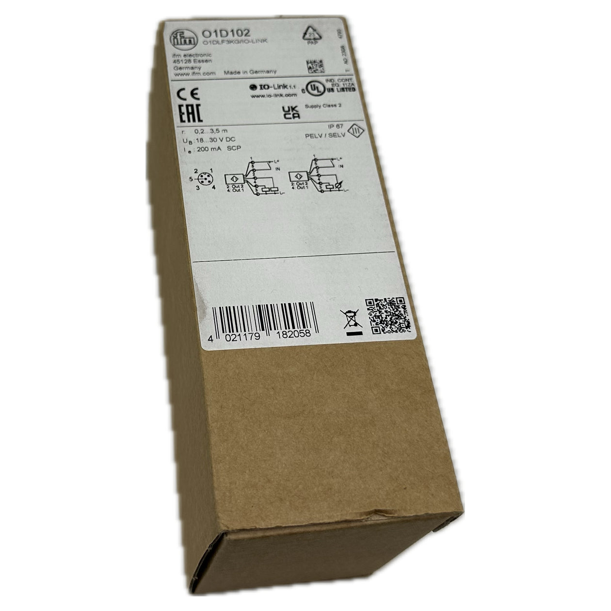 PQ5269 Optischer Abstandssensor IFM O1D102 O1DLF3KG/IO-LINK