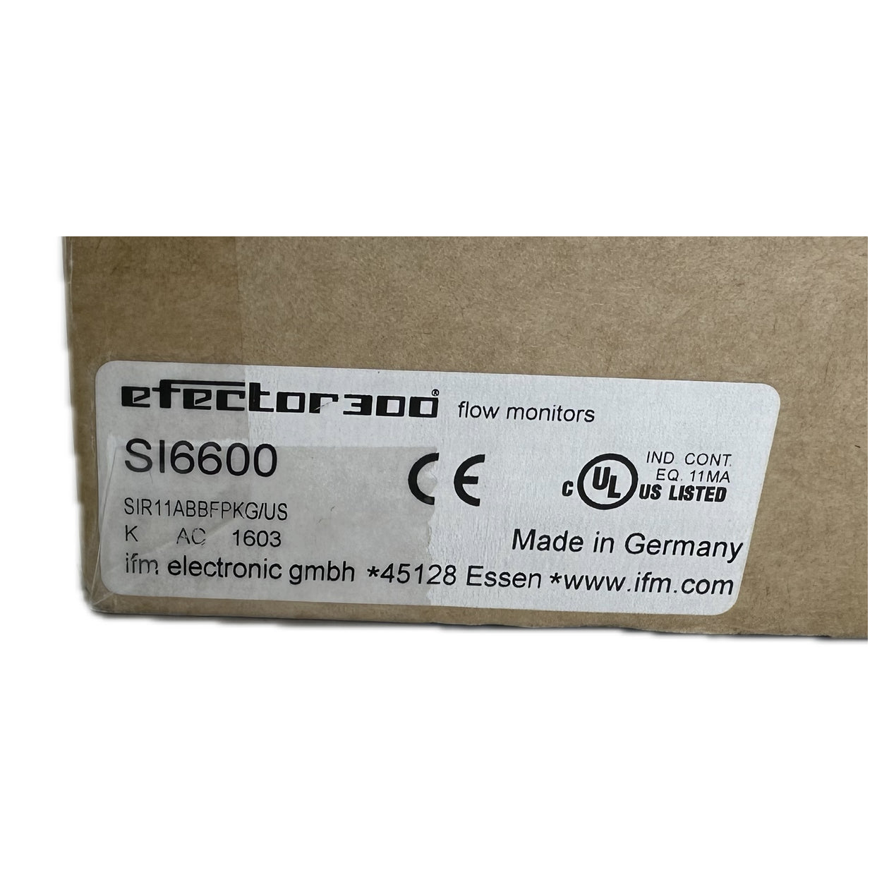 PQ5279 Strömungswächter IFM SI6600 SIR11ABBFPKG/US-100-IPF Karton defekt_4