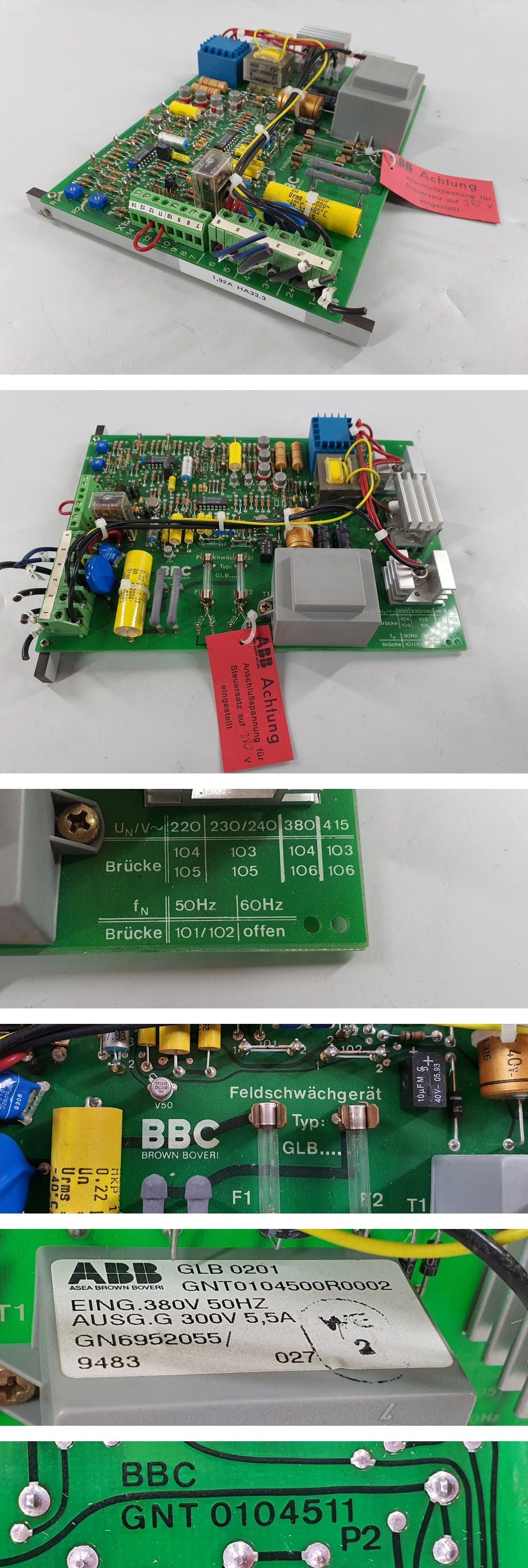 .PQ574 Feldschwächgerät BBC GLB GNT 0104511 P2 ABB GLB 0201_2