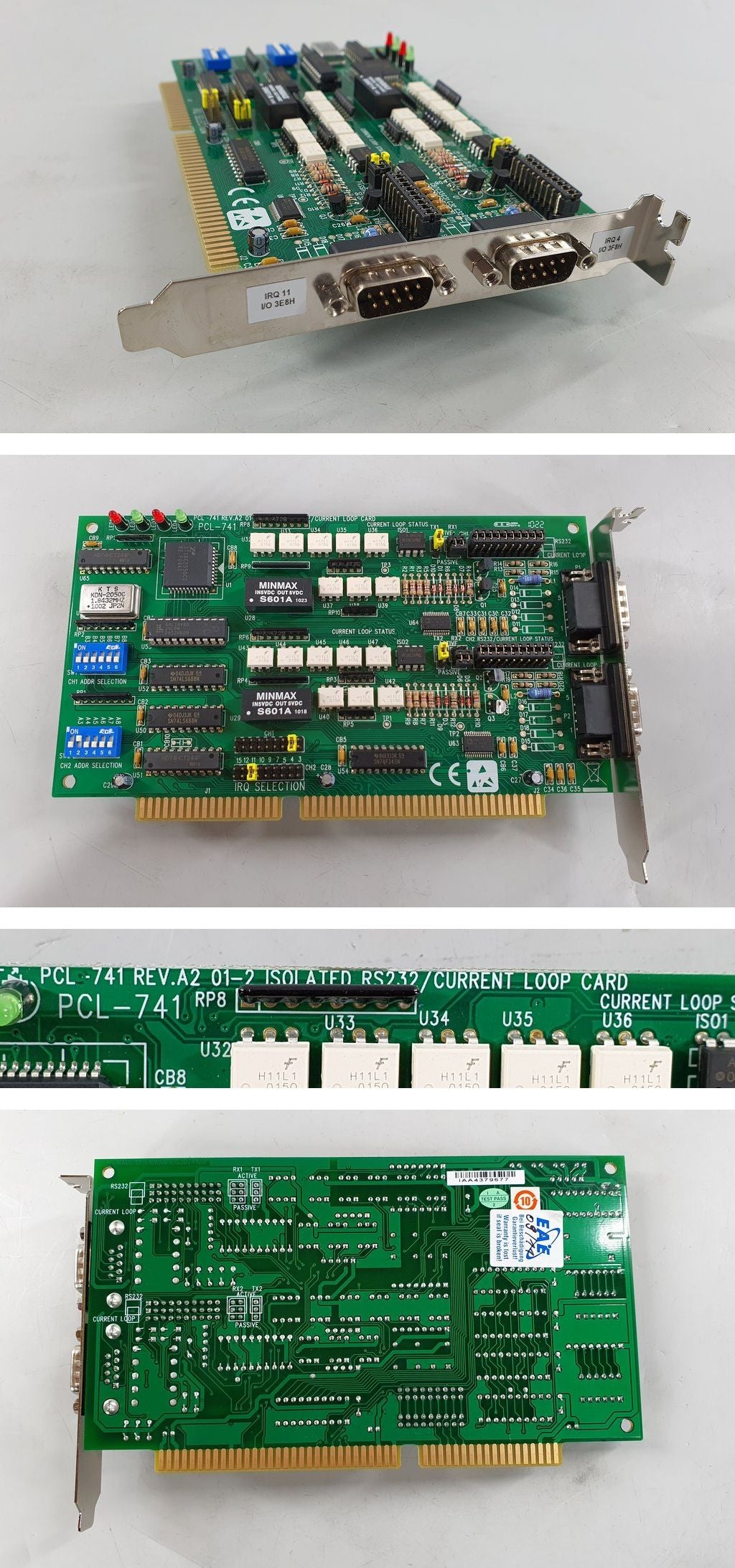 PQ644 Serielle PC card EAE Advantech PCI-741 Rev A2_2