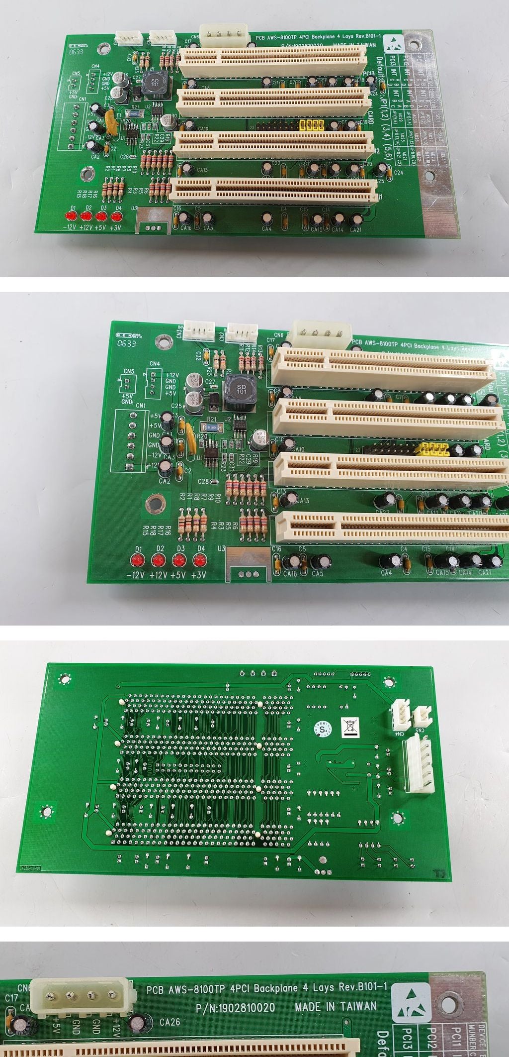 PQ706 Busmodul 4PCI Backplane 4 Lays PCB AWS-8100TP_2