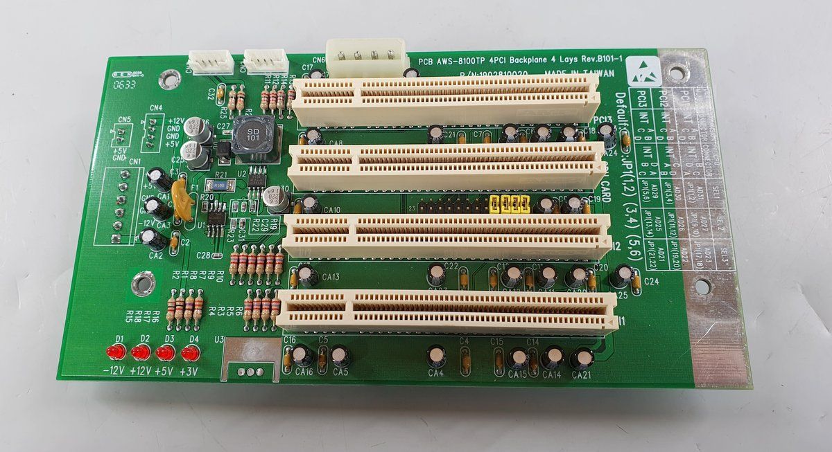 PQ706 Busmodul 4PCI Backplane 4 Lays PCB AWS-8100TP