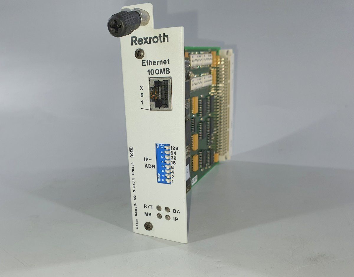 PQ807 Ethernet card Rexroth 100 MBAUD Modul R911306587-102