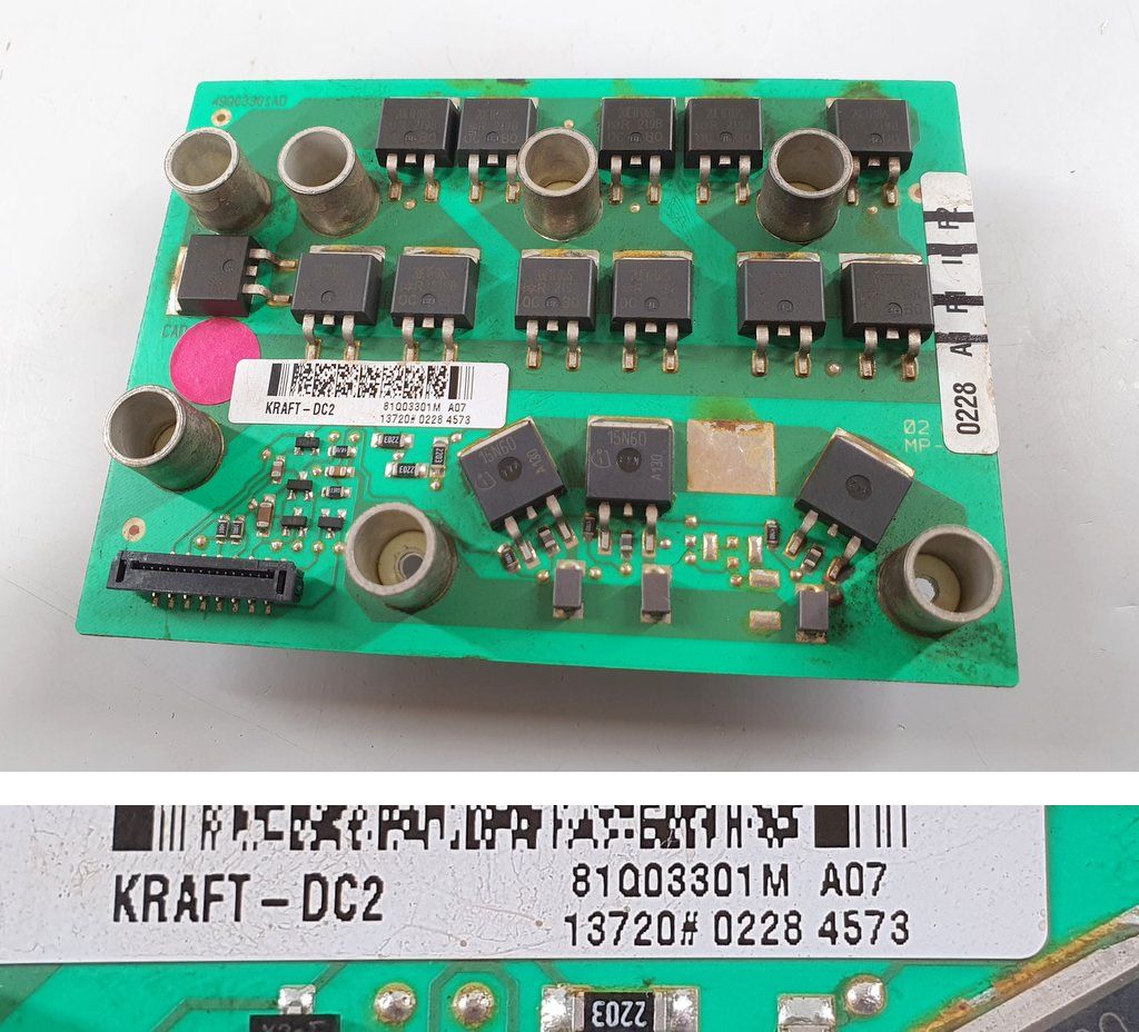 PQ832 Inverter board ABB KRAFT-DC2 81Q03301M A07_2