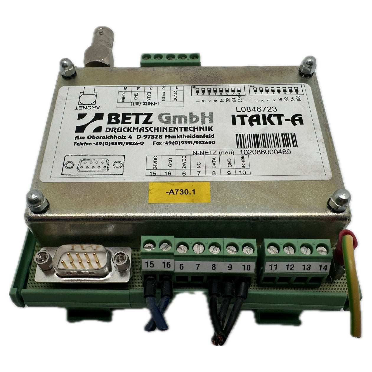 RJ105 Druck Maschinentechnik BETZ ITAKT-A KBA L0846723