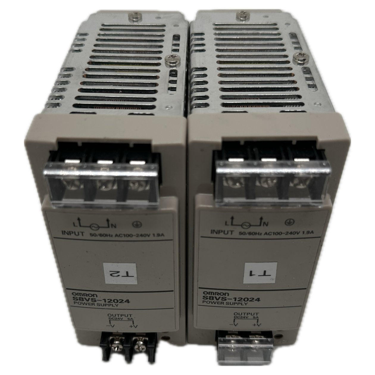 RJ166 Posten 2 Stück Power Supply Omron S8VS-12024/ED2 24V DC 5A