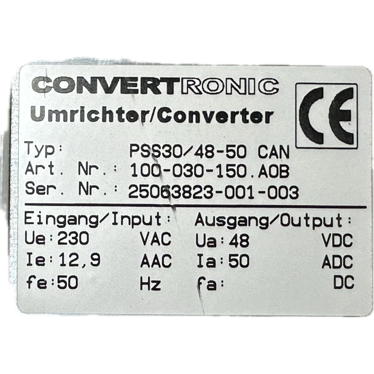 Convertronic PSS 30/48-50-4