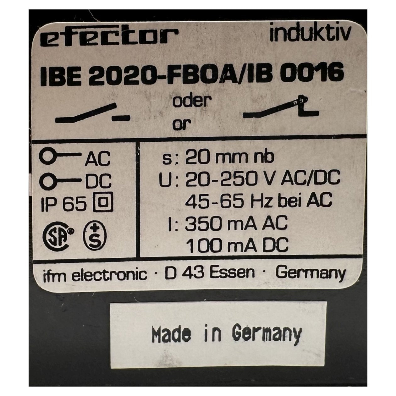 RJ261 Annäherungsschalter Ifm ICE 2040-FBOA_5