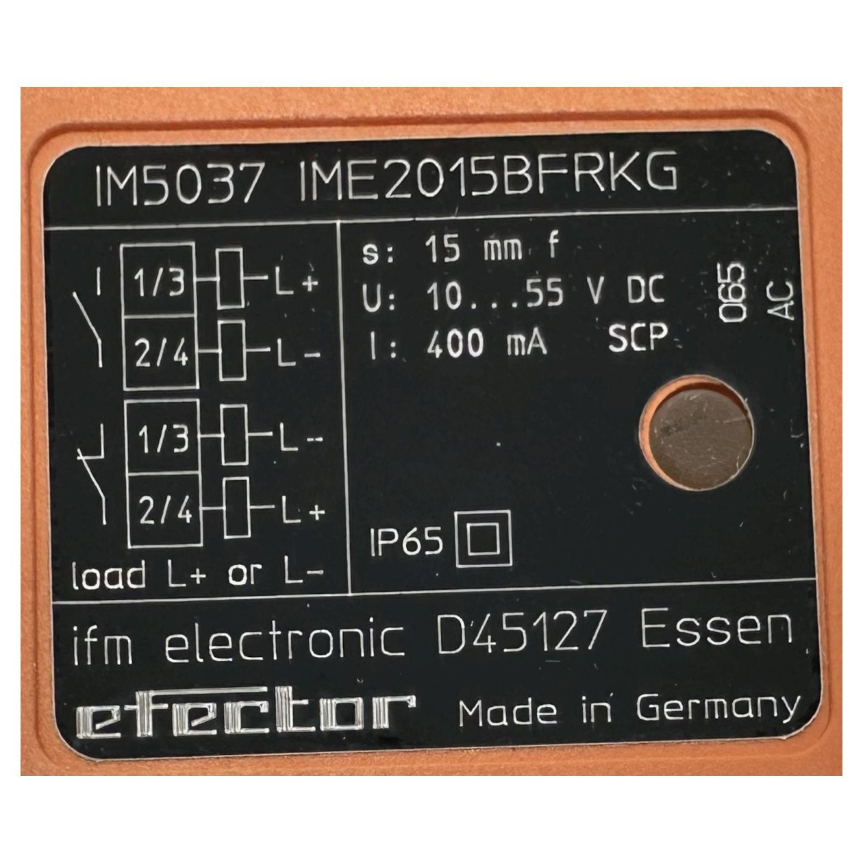 RJ283 Inductive Proximity Switches Ifm IM5037 IME2015BFRKG 0-15mm_4