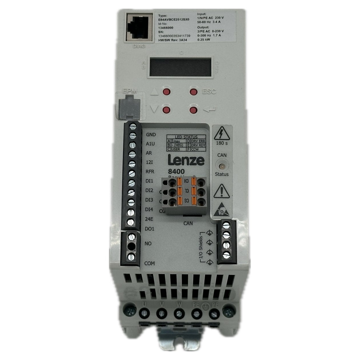 RJ336 Inverter Lenze E84AVBCE2512SX0