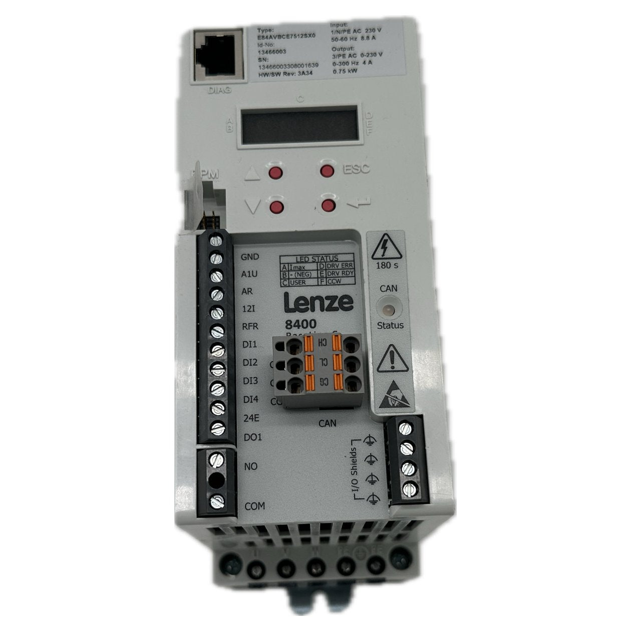 RJ337 Inverter Lenze E84AVBCE7512SX0