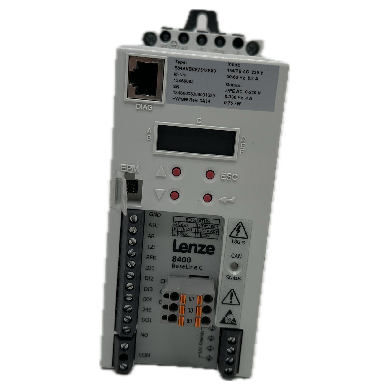 Frequenzumrichter Lenze E84AVBCE7512SX0_4