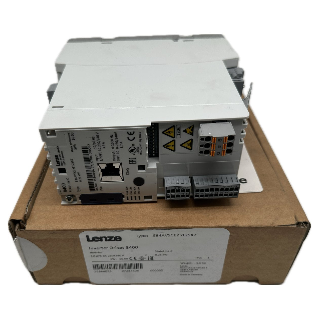 RJ344 Inverter Lenze E84AVSCE2512SX7