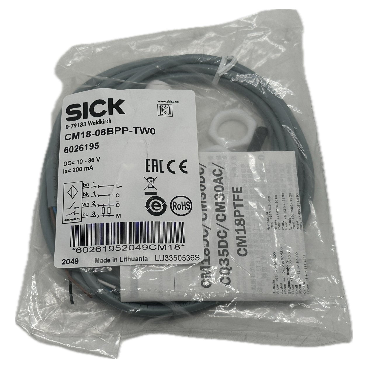 Sensor Sick CM18-08BPP-TW0 6026195_2