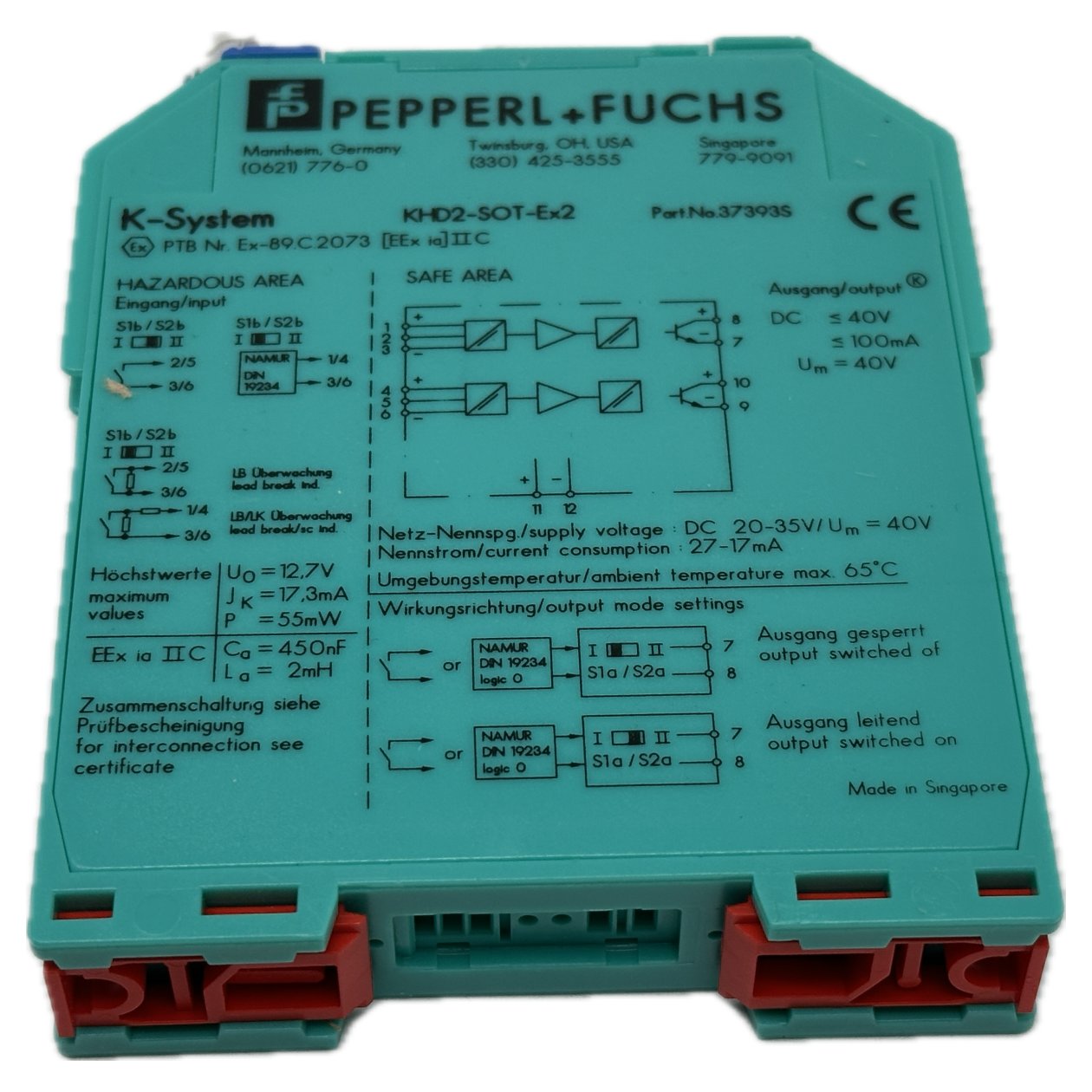 Schaltverstärker Pepperl Fuchs KHD2-SOT-EX2 37393_3