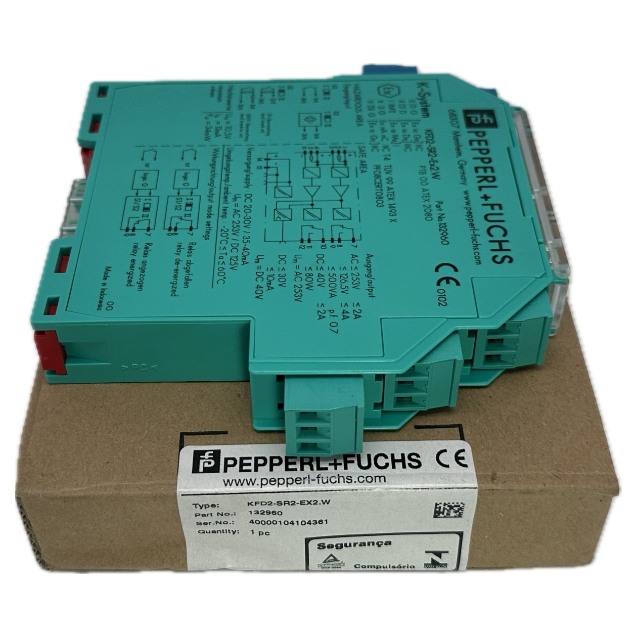 RJ401 Messumformer Pepperl Fuchs KFD2-SR2-EX2.W 132960