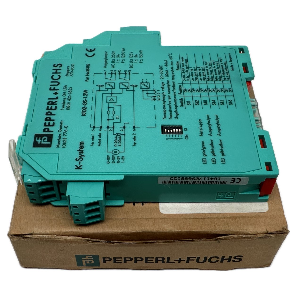 RJ405 Grenzwertschalter Pepperl Fuchs KFD2-GS-1.2W 38311