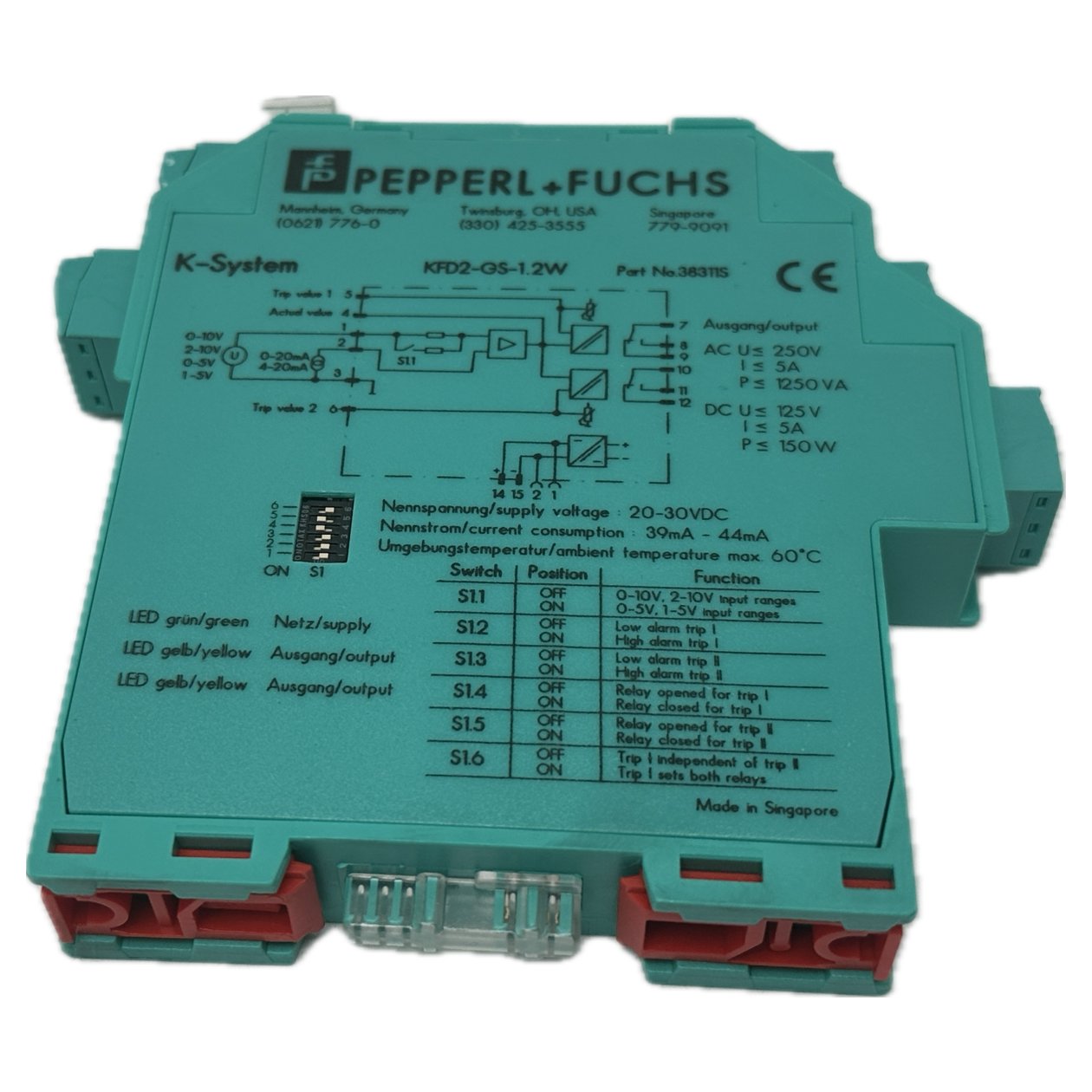 Grenzwertschalter Pepperl Fuchs KFD2-GS-1.2W 38311_3