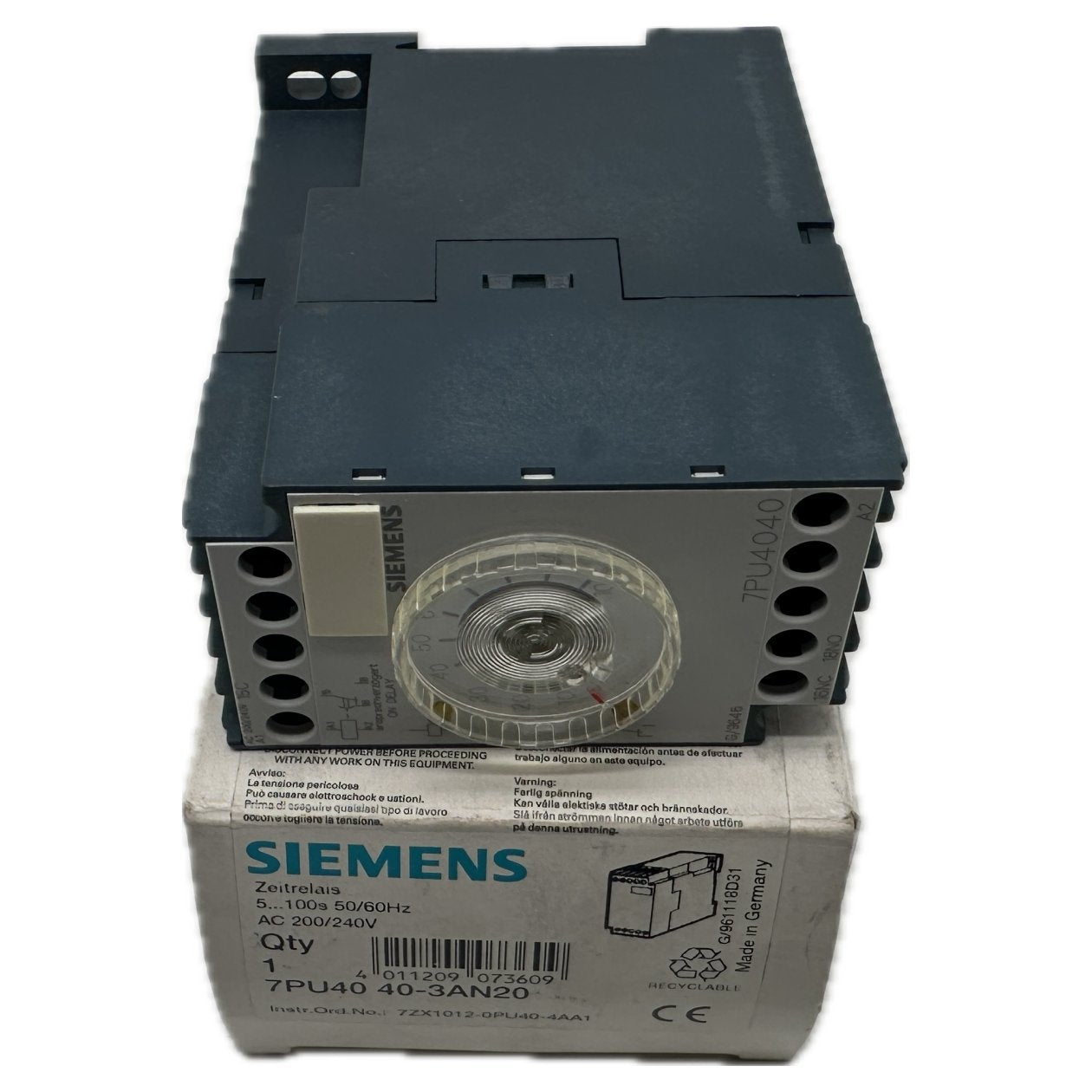 RJ413 Zeitrelais Siemens 7PU4040-3AN20