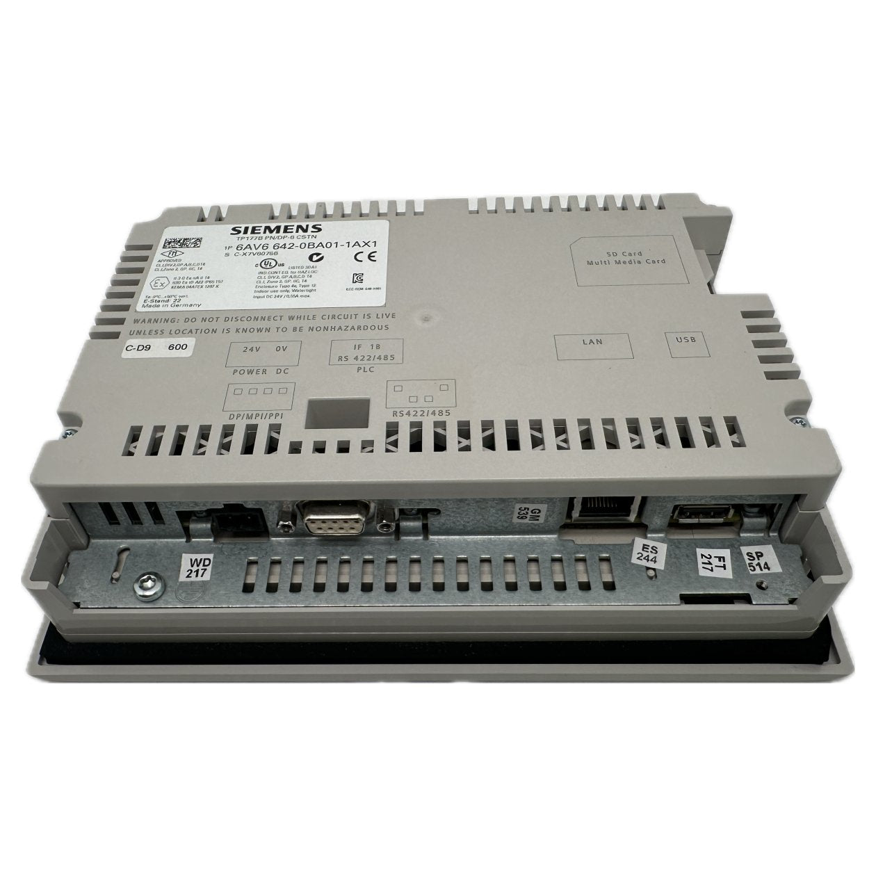 Simatic Bedienpanel Siemens 6AV6 642-0BA01-1AX1 E22_3