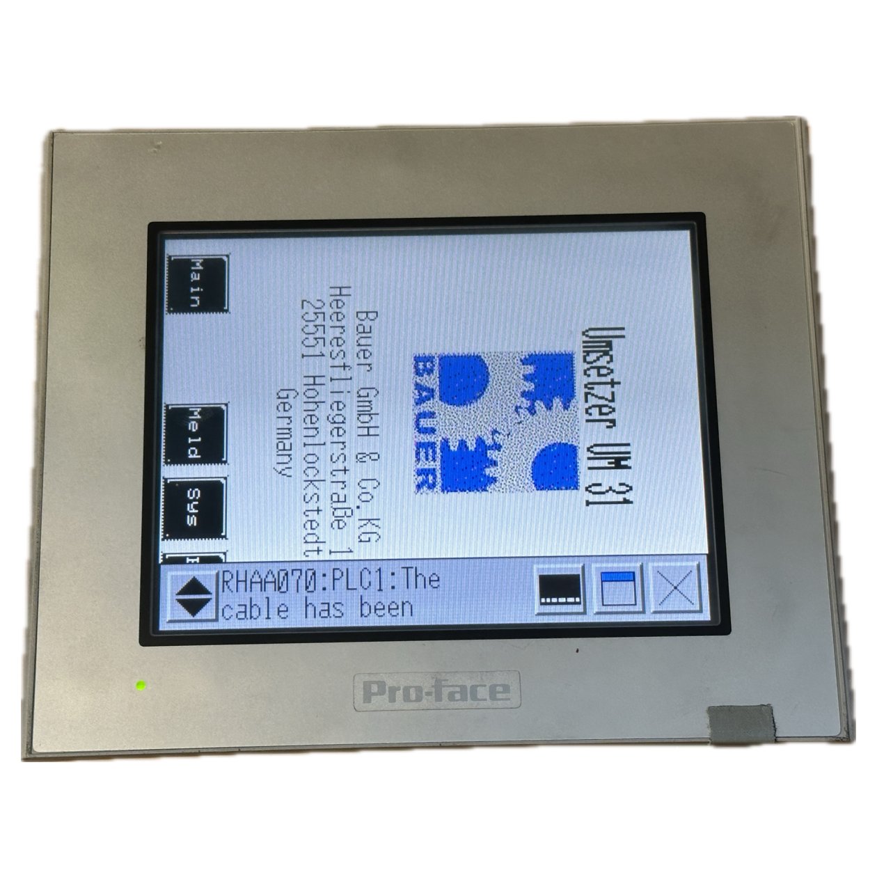 RJ437 Bedienpanel Pro Face PFXGP4301TADW GP-4301TW