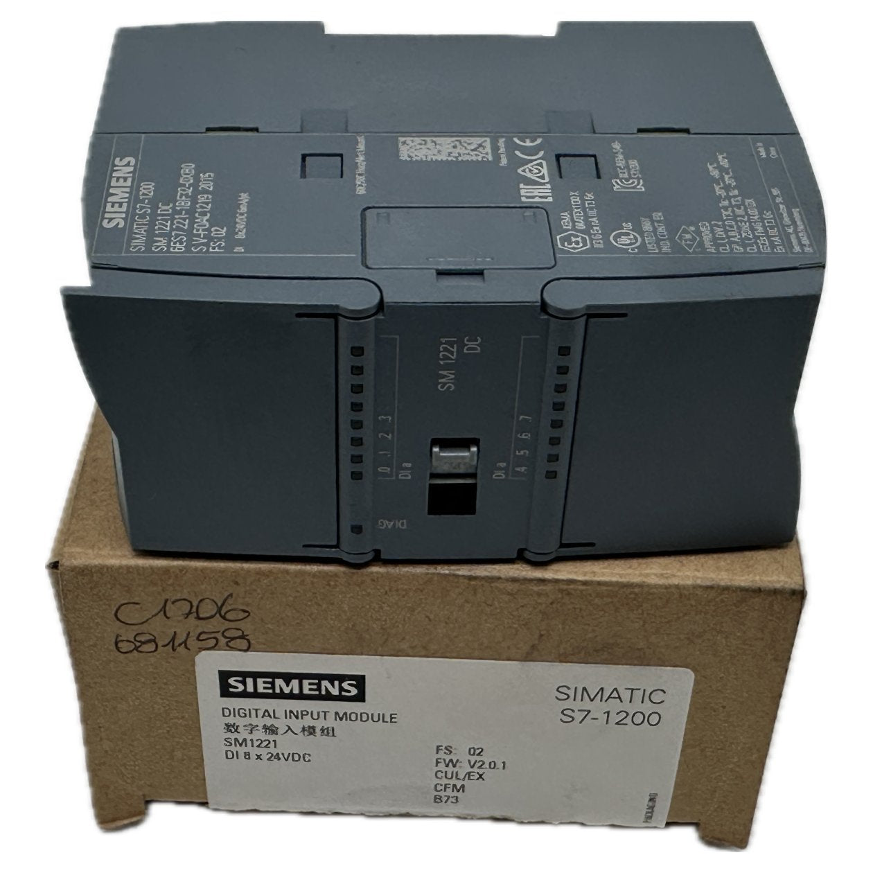 RJ488 Simatic S7-1200 Siemens 6ES7 221-1BF32-0XB0 6ES7221-1BF32-0XB0