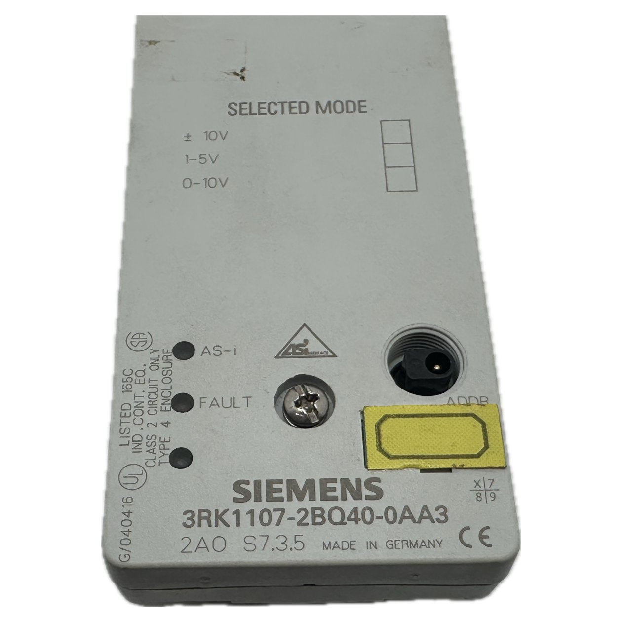 Analogausgangsmodul Siemens 3RK1107-2BQ40-0AA3 E06_3