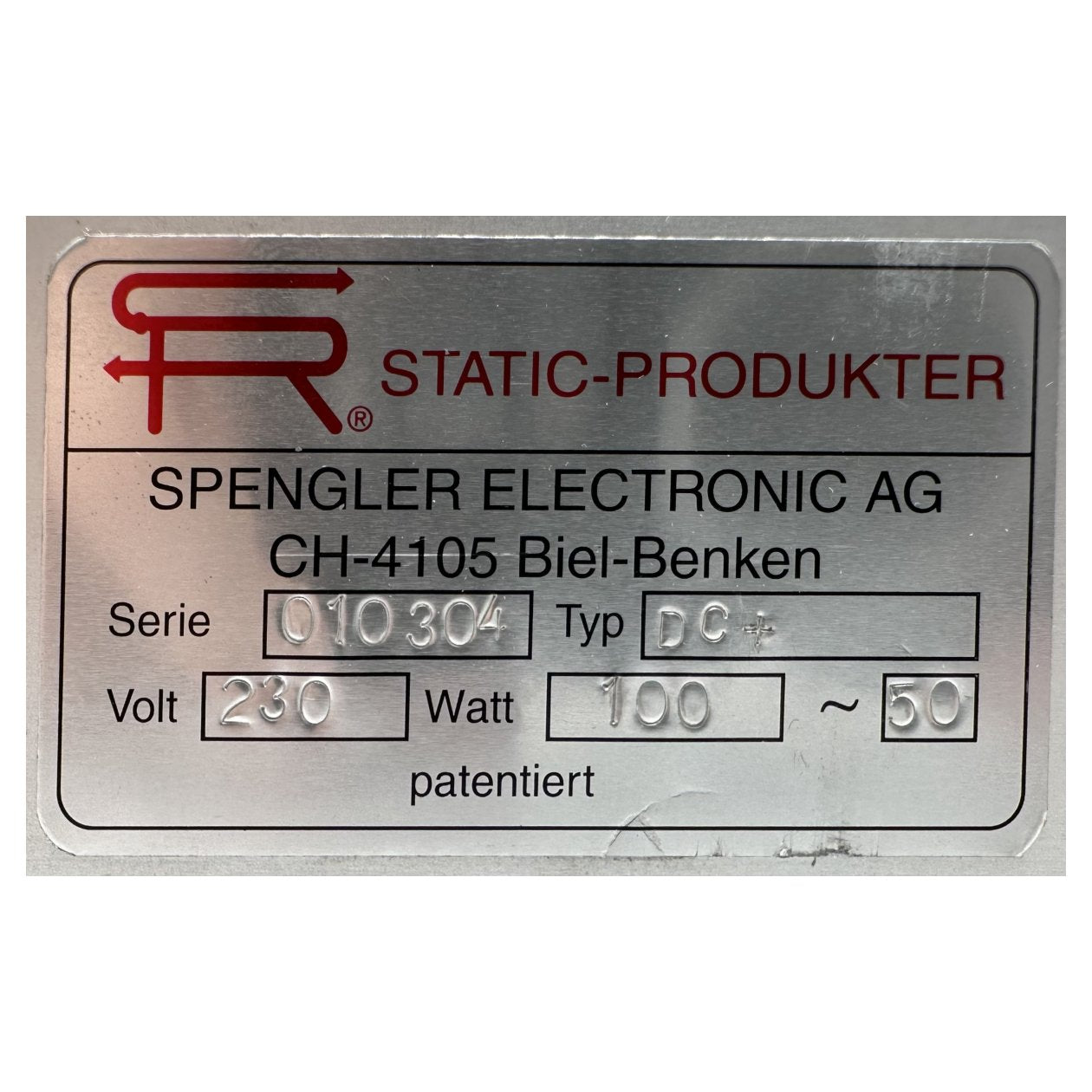 RJ520 Static-Produkter Spengler DC4 230V 50-100W_3