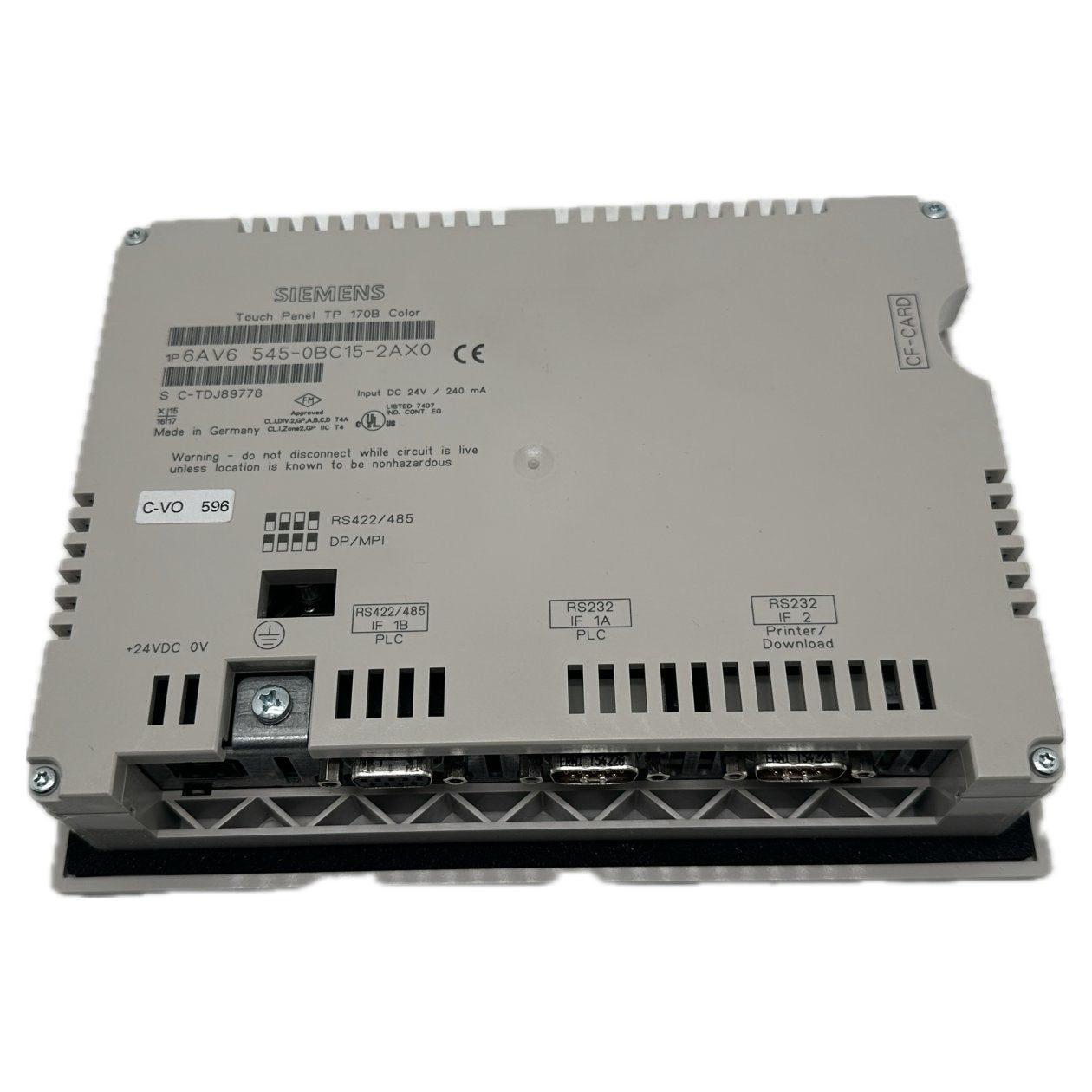 Bedienpanel Siemens 6AV6 545-0BC15-2AX0 E14_3