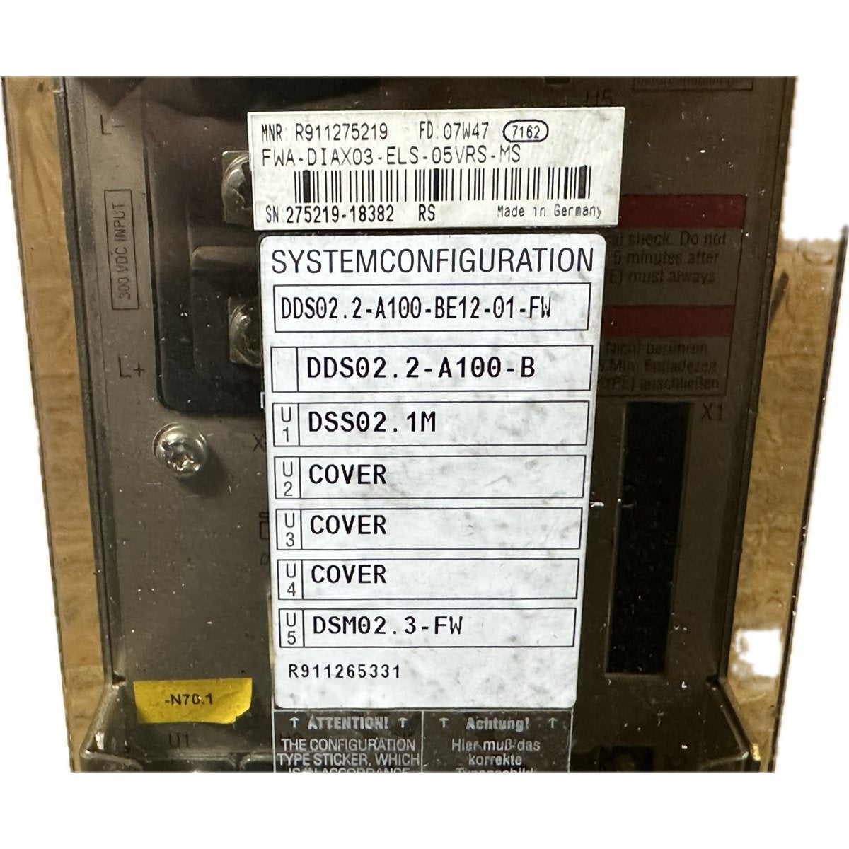 Indramat FWA-DIAX03-ELS-05VRS-MS-4