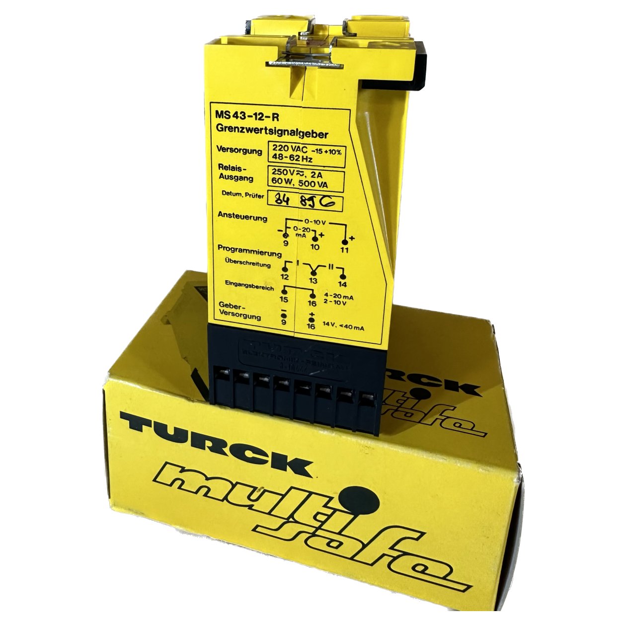 Monitor de velocidad MJ766 Turck MS43-12-R